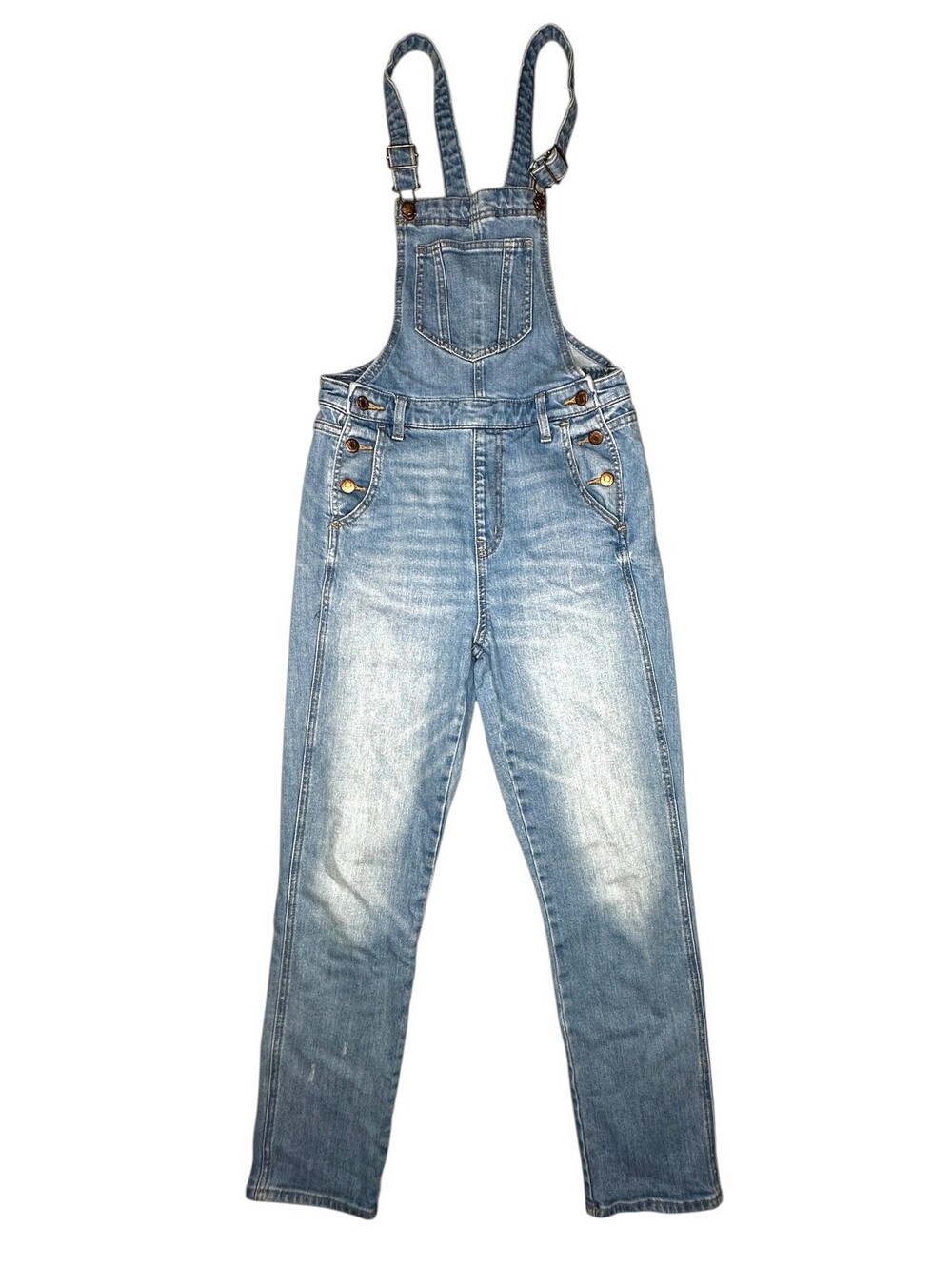 Old Navy Women's Blue Denim Overalls Size 8